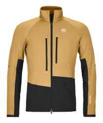 Mikina ORTOVOX Fleece Rib Jacket Men's Wild Cumin